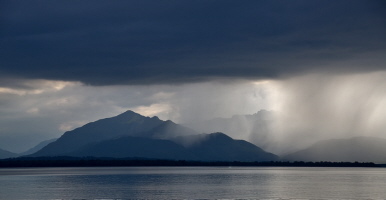 Gewitterfront Chiemsee