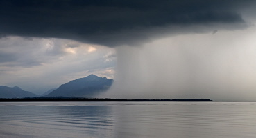 Gewitterfront Chiemsee Gewitterfront Chiemsee